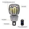 ADDVIEW E-Bike Front Light 170 Lux Hammer E170 Plus -