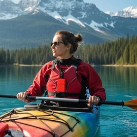 Wady Caja Seca de Buceo,funda Deportiva Impermeable con Cordón y Junta de Sellado,caja Seca Hermética para Kayak, Rafting, Natación, Buceo y Deportes 
