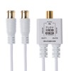 Sanwa Supply KM-AT28BV-05W Antenna Splitter Output Cable 0.5m