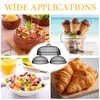 5 Pcs Metal Mesh Food Cover for Outdoors Include 18.5