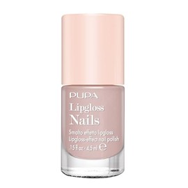Pupa Milano Lipgloss Nails Polish - Ultra-Glossy Finish - Semi-Transparent Polish - Fast-Drying, Toluene-Free Formula - 006 Soft Plum - 0.15 oz