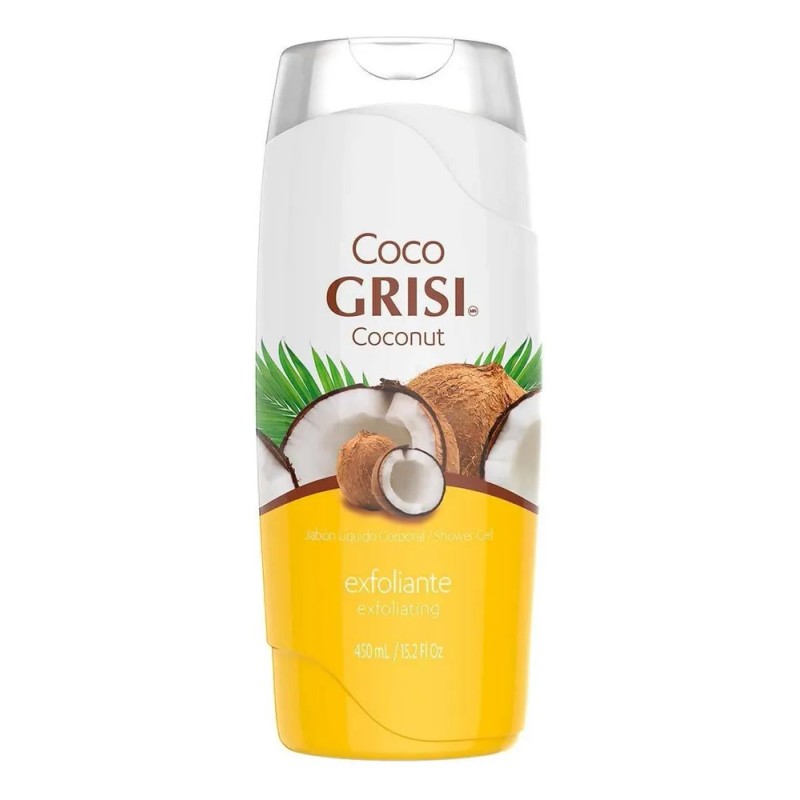 Jabón Líquido Corporal Grisi Coco Exfoliante 450ml