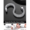 ChainsHouse Mens Chain Bracelet, 316L Stainless Steel Franco Bracelet, Cuban
