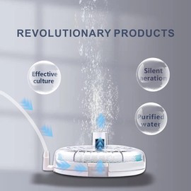 UPETTOOLS Mini Aquarium Sponge Filter, Small Internal Fish Tank Filter Detachable Submersible Filter with Air Stone auxiliary filter Suitable for 5-20 Gallon Tank (Air Pumps and Air Tube not Included)