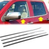 Sizver Polished Stainless Steel Window Sills Trims For 2014-2018 Chevy