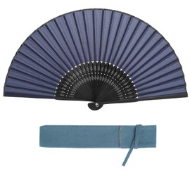 SENMAN Men's Silk Fan, Luxury, Large, Stylish, Popular, High Class Fan, With Bag, Short Term, Durable, Unbreakable, Gift, Father's Day Gift, For Fireworks, Overseas Souvenir, Men's Yukata Accessories
