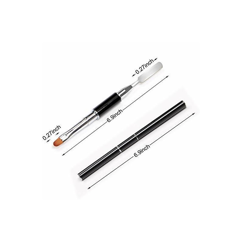 TIKA Dual-Ended PolyGel Nail Brush & Spatula Picker - 2