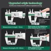 Digital Vernier Caliper IP54 Waterproof Professional Steel Micrometer 150mm/6" Metal