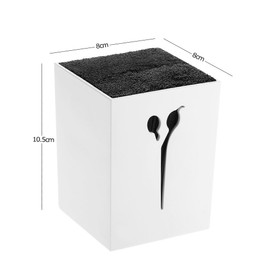 TeamTop Scissor Cube, Scissor Case, Trimmer, Scissor Stand, Trimming, Interior, Scissors, Pets, Free Storage, Beauty Salon Supplies (Green)