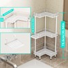HapiRm Corner Shower Caddy Standing - 3 Tier Shower Organizer