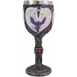 Ebros Everlasting Love Unicorn Valentines Couple Drinking Mug Cup 6.25"W