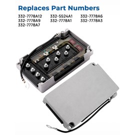 KEMIMOTO CDI Switch Box 2pcs Compatible with 50-275 HP Mercury Outboard Motor Power Pack Replaces Part Numbers 332-7778 18-5775