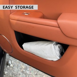 LIROCORA Waterproof Seat Cover Towel, Premium Universal Car Seat Cover, Sweat/Anti-Slip for Car Truck SUV Seats, Ideal for Surfing Yoga Gym Workout, Grey