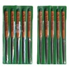 Tsubosan HA01002 File Set of 10 Half-Round Medium