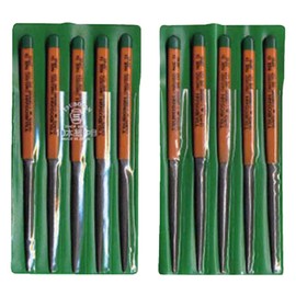 Tsubosan HA01002 File Set of 10 Half-Round Medium