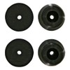 Wake Industrial Screw-on Rubber Cushion, 1.1 x 0.7 inches (28