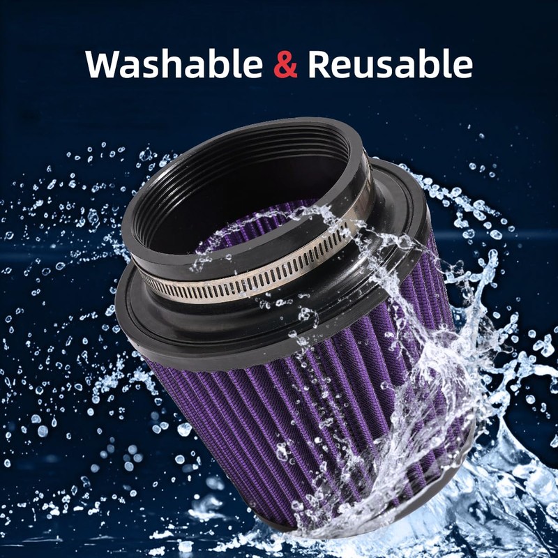 3" 3.5" 4" Inlet Car Replacement Cold Air Intake Filter