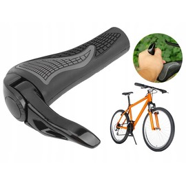 Fahrradgriffe mit verstellbaren Hörnern, 2-teiliges Set, rutschfest, langlebig und robust, ergonomisches und komfortables Design, Griffe für Fahrräder, MTB, BMX, universell