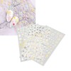 Pegatinas para Decoración de Uñas, 3 Unidades, Autoadhesivas, Flor de