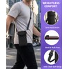 Gaahkai 2-Pack Neoprene Cell Phone Pouch with Neck Lanyard, Fits