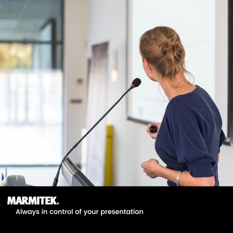 Wireless Presenter - Marmitek WPR-400 with Digital Pointer, Air Mouse,