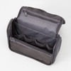 Muji 02868772 Polyester Hanging Toiletry Case (New), Gray, Approx. 6.3