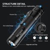RECHOO Flashlight Rechargeable, G800 LED Flashlight with 3 Lighting Modes,