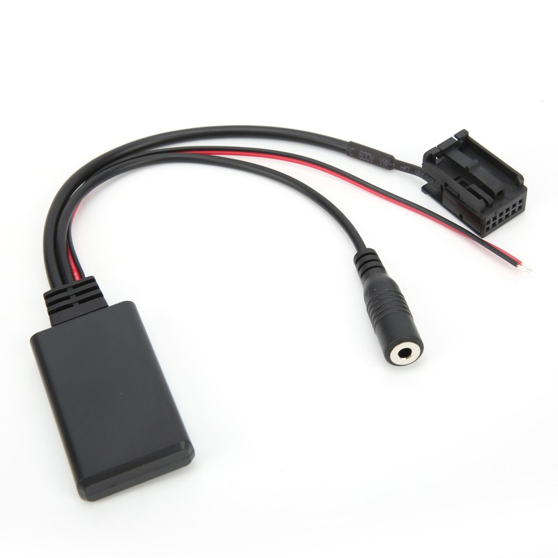 Bluetooth 5.0 AUX Cable Music Adapter Handsfree with Microphone Replacement