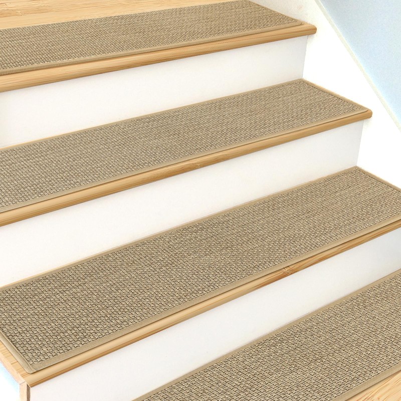 SMILOOL Stair Treads Non Slip for Wooden Steps Indoor 9"