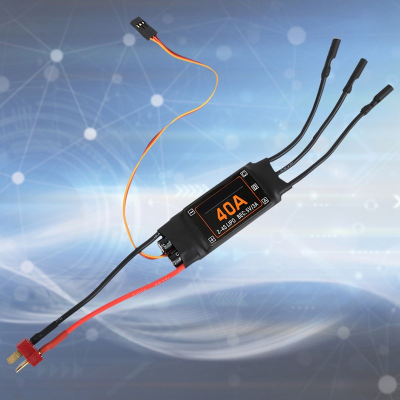 40A Speed Controller Brushless ESC RC Drone Helicopter FPV Parts