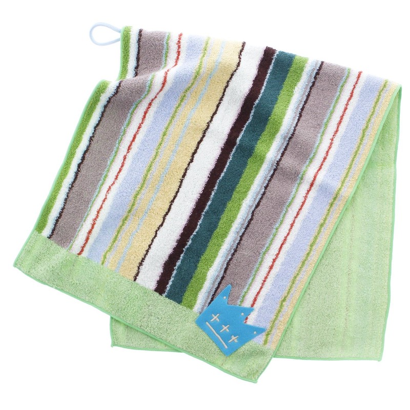 Bath Towel, Face Towel Multi Stripe Kids About 28 ×