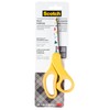 Scotch Multi-Purpose Scissors: 8-inch Scissor / 1-Pack (Yellow Handle/Designer Series)