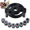 Rierousy Woodworking Drill Hole Locator 3/4/5/6/7/8/9/1010 mm Drill Bushing Set