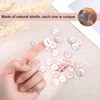 Pack of 30 Mother of Pearl Buttons, Natural Shell Buttons