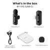 Boya BY-V10 USB C Wireless Lavalier Microphone for Android PC,