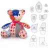 Memory Bear Patterns for Sewing, Sewing Patterns for Beginners, 10Pcs