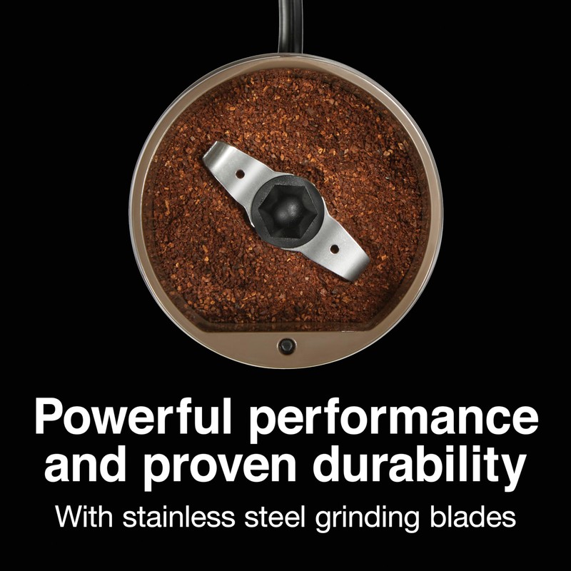 Proctor Silex Electric Coffee Grinder for Beans, Spices and More,