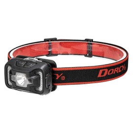 Dorcy 41-4359 330-Lumen USB Rechargeable Motion Sensor Headlamp, Black