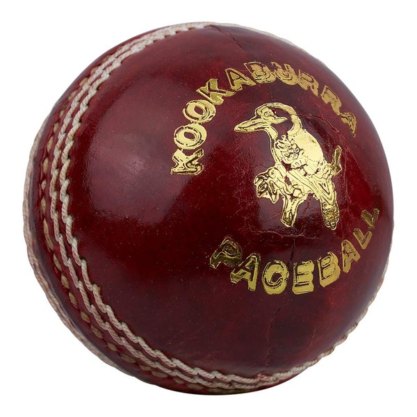 KOOKABURRA Unisex's Paceball Cricket Ball, Red, One Size