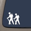 CMI NI699 Couple Hiking Decal | 5.5-Inches Wide | Premium