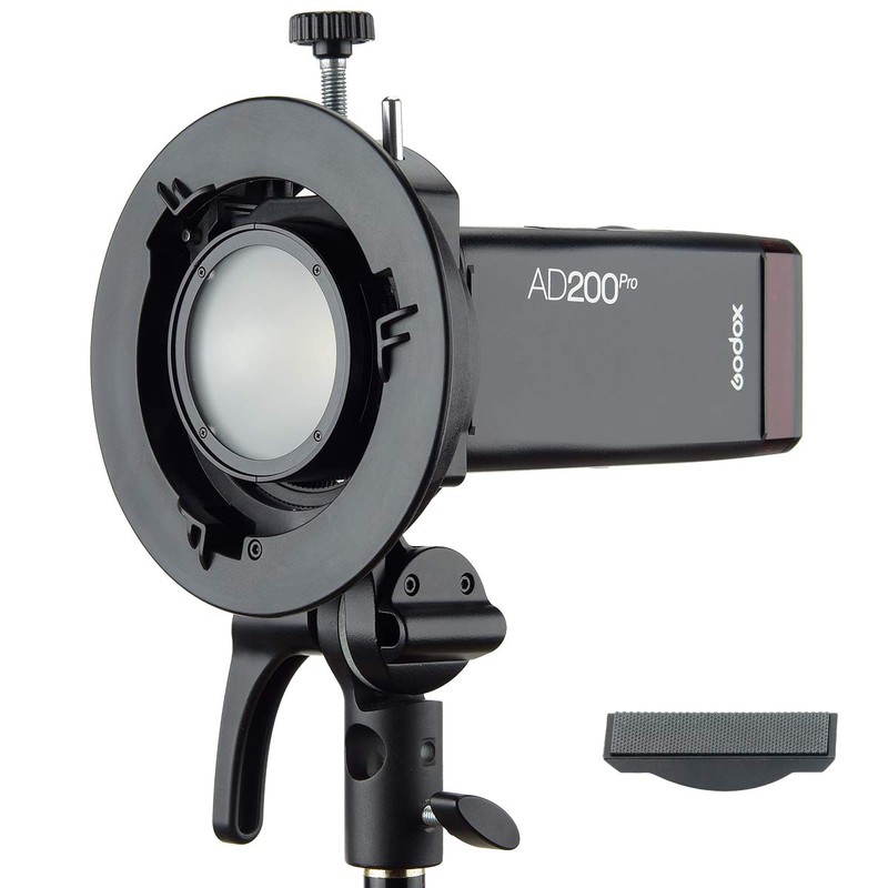 Godox S2 Upgraded S-Type Bracket Bowens Mount Removable Gasket Compatible
