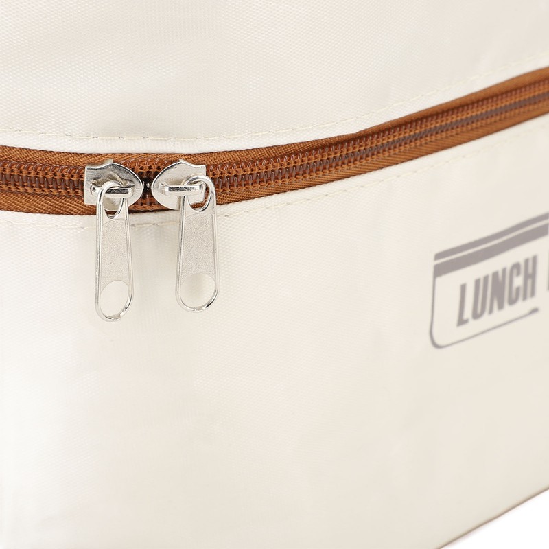 Bento Box Round Lunch Box Coffee Brown Stainless Steel Leakage