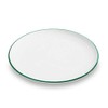 GMUNDNER KERAMIK Dinner Plate Cup Diameter 25 cm Green Rim