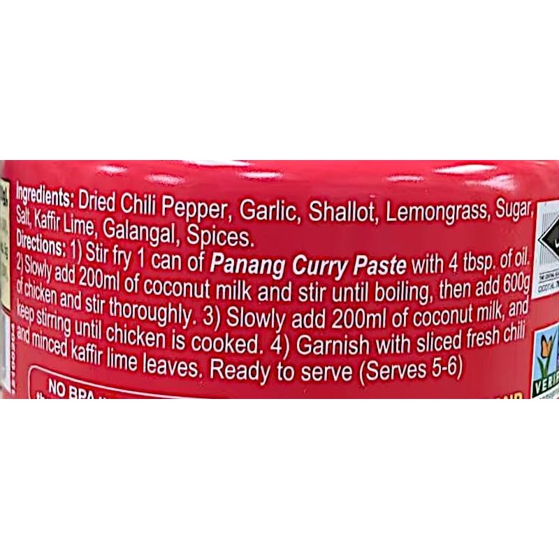 Mini Panang Curry Paste, 4 oz (114g), Pack of 4