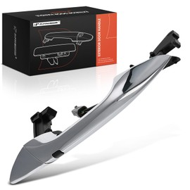 A-Premium Front Right Passenger Side Exterior Door Handle Compatible with Hyundai Elantra 2011-2016 Sedan, Elantra Coupe 2013-2014, with Smart Entry System, Chrome, Replace# 82661-3X210