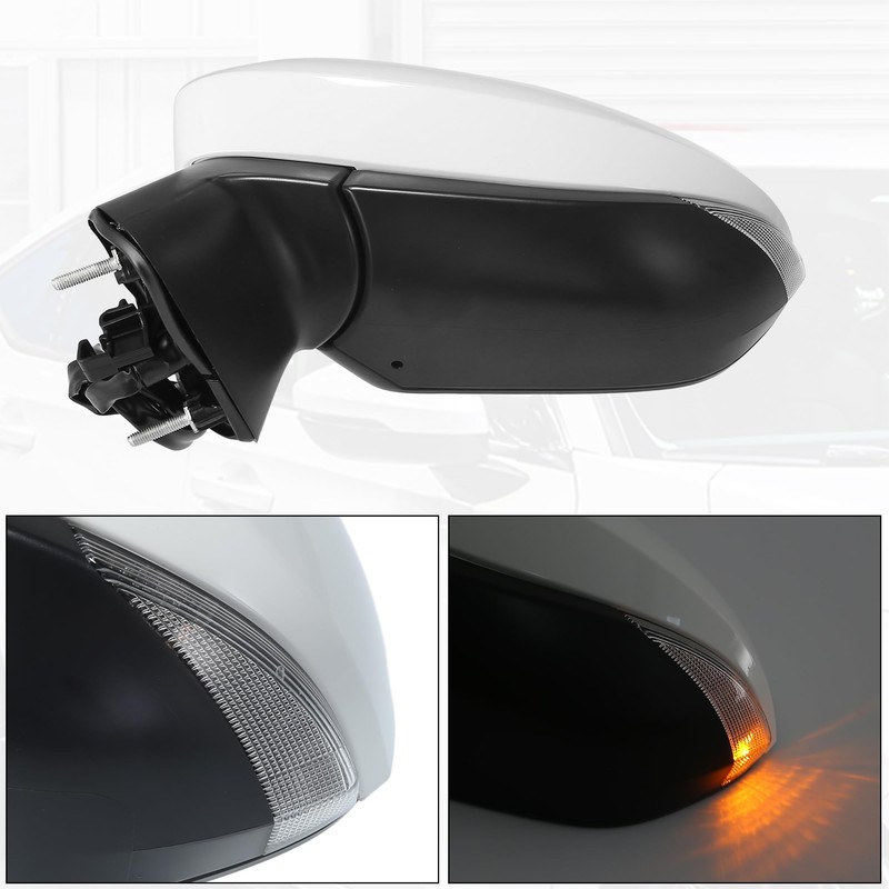 X AUTOHAUX Door Mirror Assembly Left Driver Side for Toyota