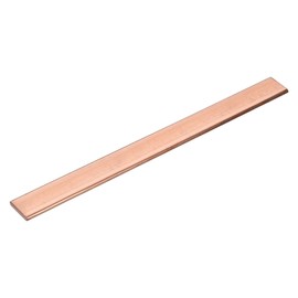 sourcing map Copper Flat Bar, 0.2" Thickness x 0.79" Width x 7.87" Length Copper Bus Bar Stock Plate Mill for Electrical (5mm x 20mm x 200mm)