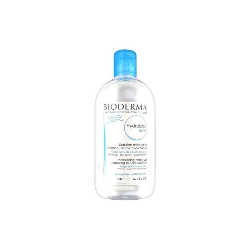 Bioderma Hydrabio H2O Cleansing and Moisturising Micellar Solution for Sensitive