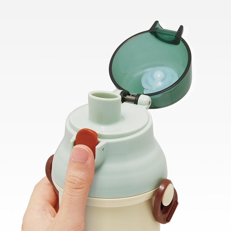 Skater (Skater) Baby Bottle, Children's, Direct Drink, 480ml, Plastic, One-Touch,