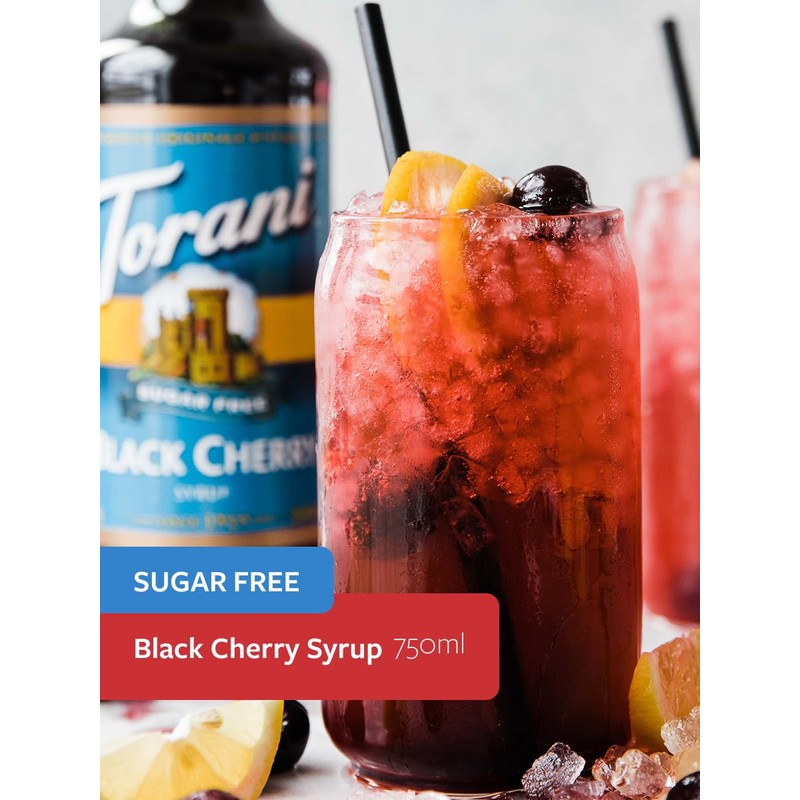 Torani Sugar Free Black Cherry Syrup 750mL